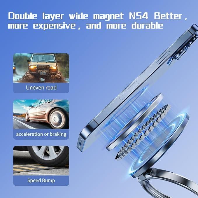 vacuum magnetic phone holder