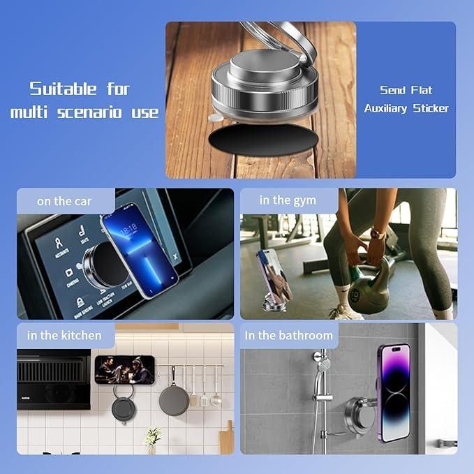 vacuum magnetic phone holder