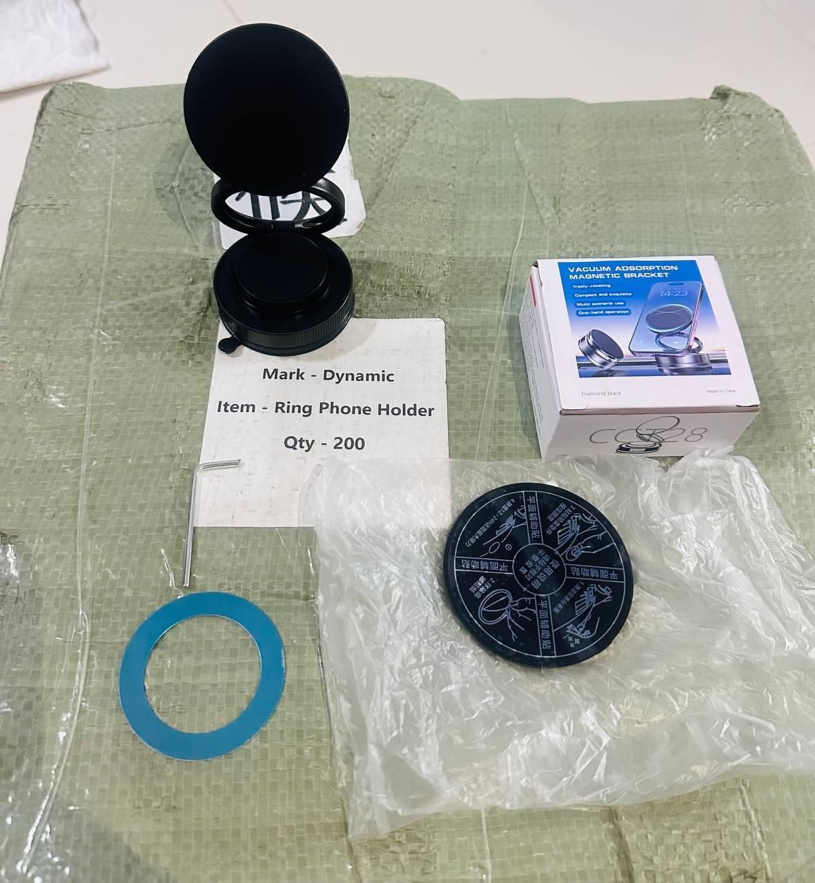 vacuum magnetic phone holder